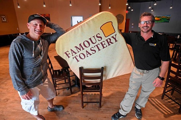 Owners of Famous Toastery: Brian Burchill and Robert Mayrand