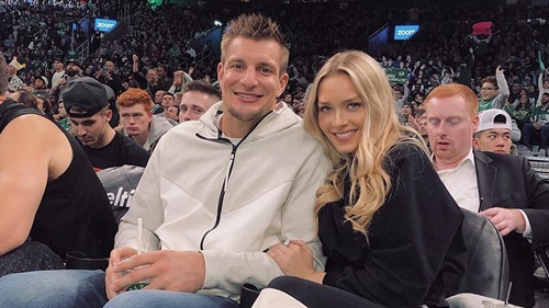 15 Viral Photos of Gronk's Girlfriend and His Love for Camille Kostek