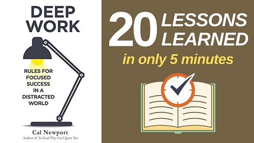 Deep Work Summary and 20 Lessons Learned with PDF Download