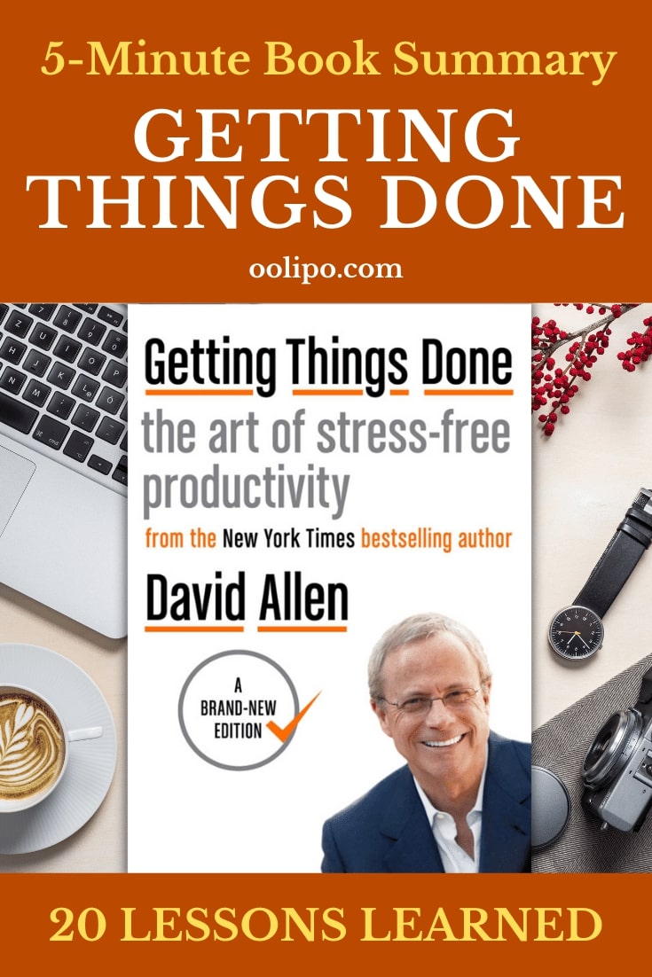 Getting Things Done Summary (5 Minutes): 20 Lessons Learned & PDF