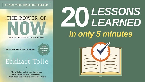 The Power of Now Summary with 20 Lessons Learned and PDF download