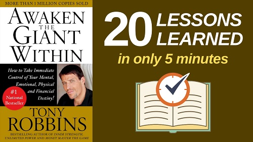 Awaken the Giant Within Summary (5 Minutes): 20 Lessons Learned & PDF