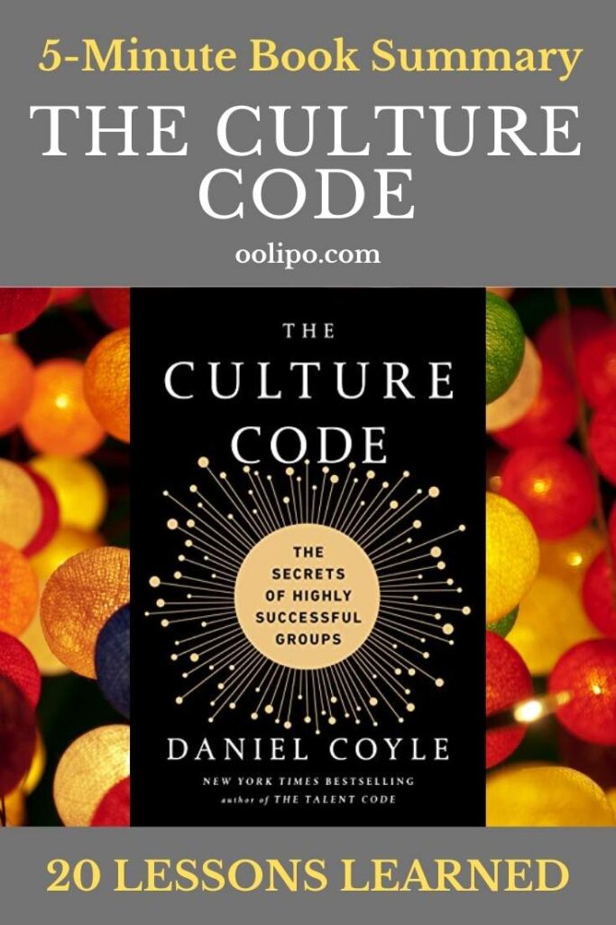 The Culture Code Summary with PDF for Pinterest