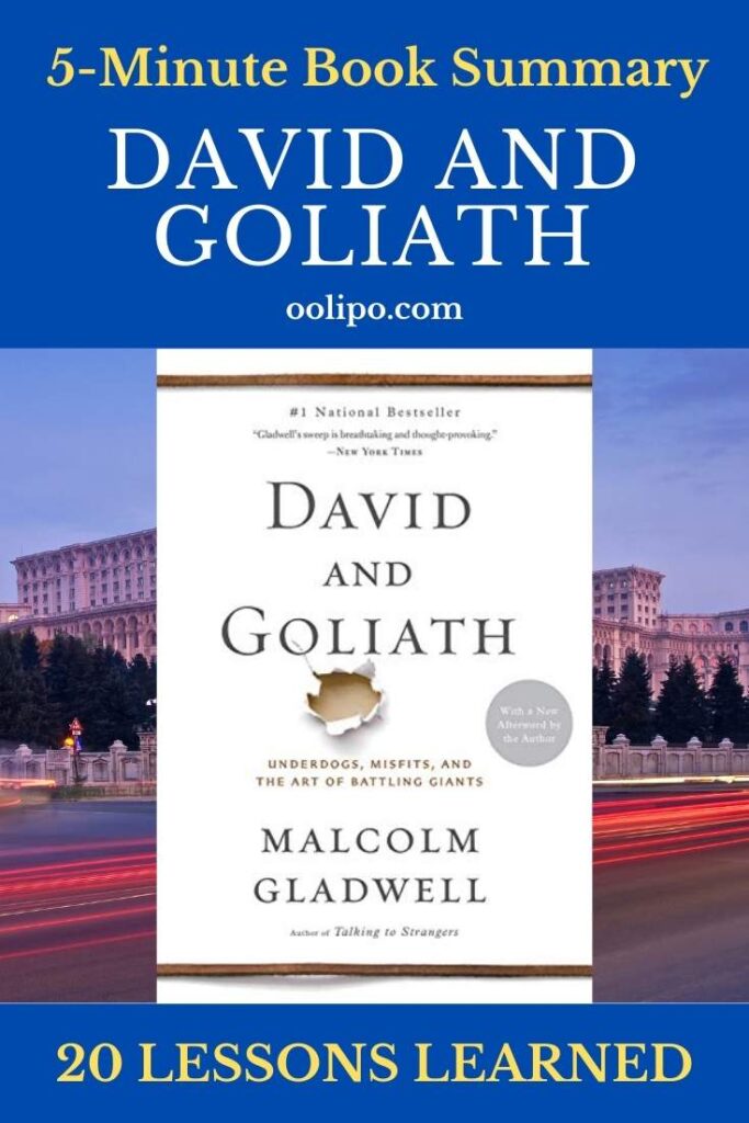 David and Goliath Summary with PDF for Pinterest