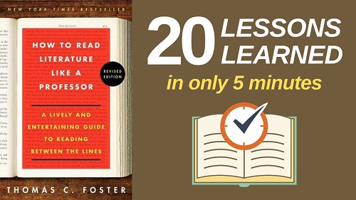 How to Read Literature Like a Professor Summary (5 Minutes): 20 Lessons Learned & PDF file