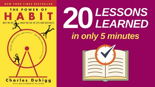 The Power of Habit Summary (5 Minutes): 20 Lessons Learned & PDF file