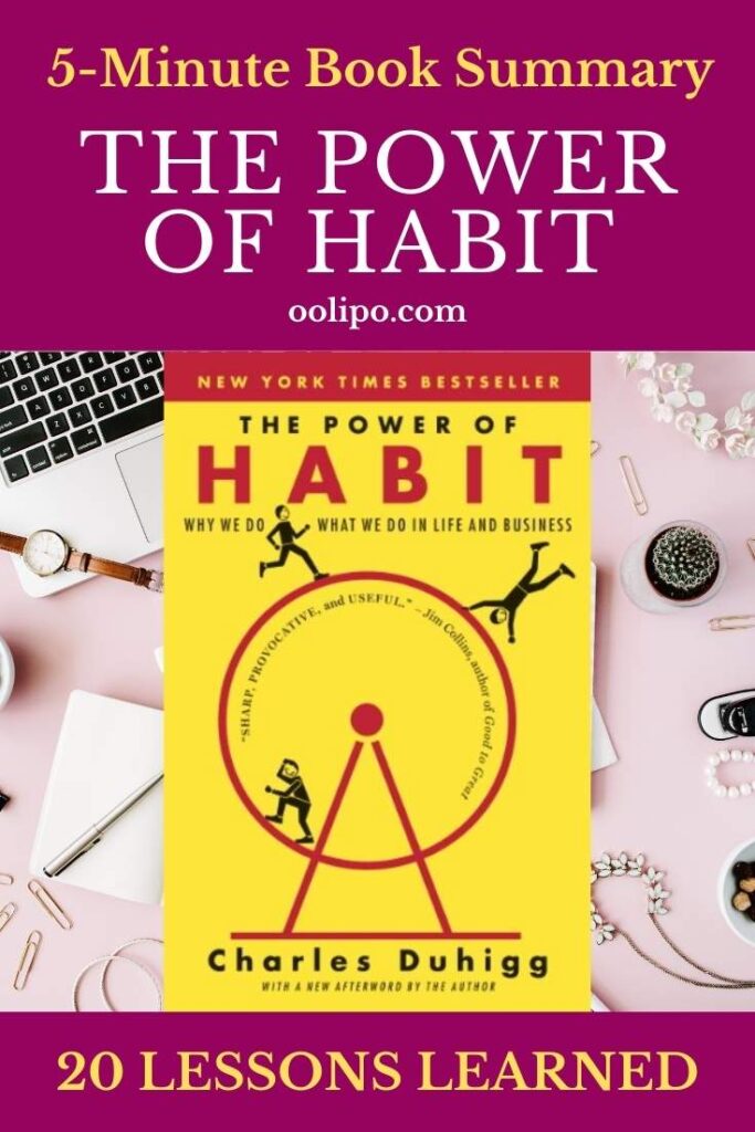 The Power of Habit Summary with PDF for Pinterest