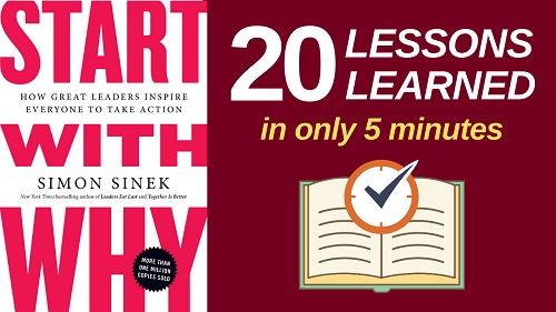 Start With Why Summary (5 Minutes): 20 Lessons Learned & PDF