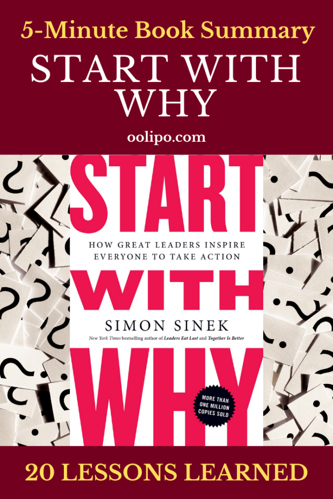 Start With Why Summary with PDF for Pinterest