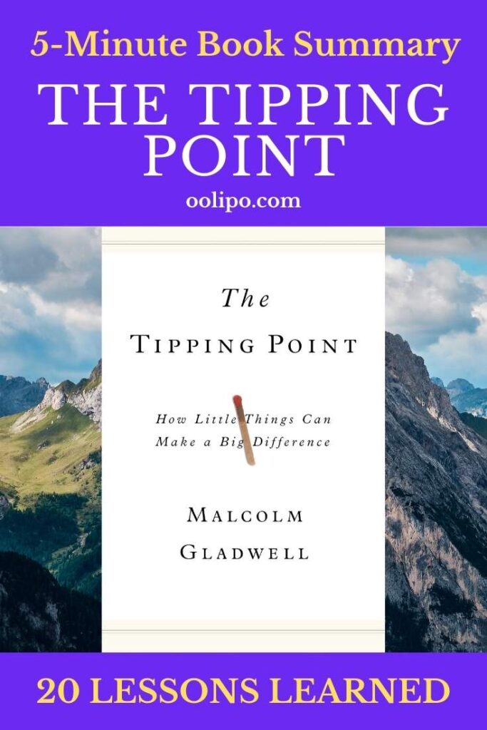 The Tipping Point Summary with PDF for Pinterest