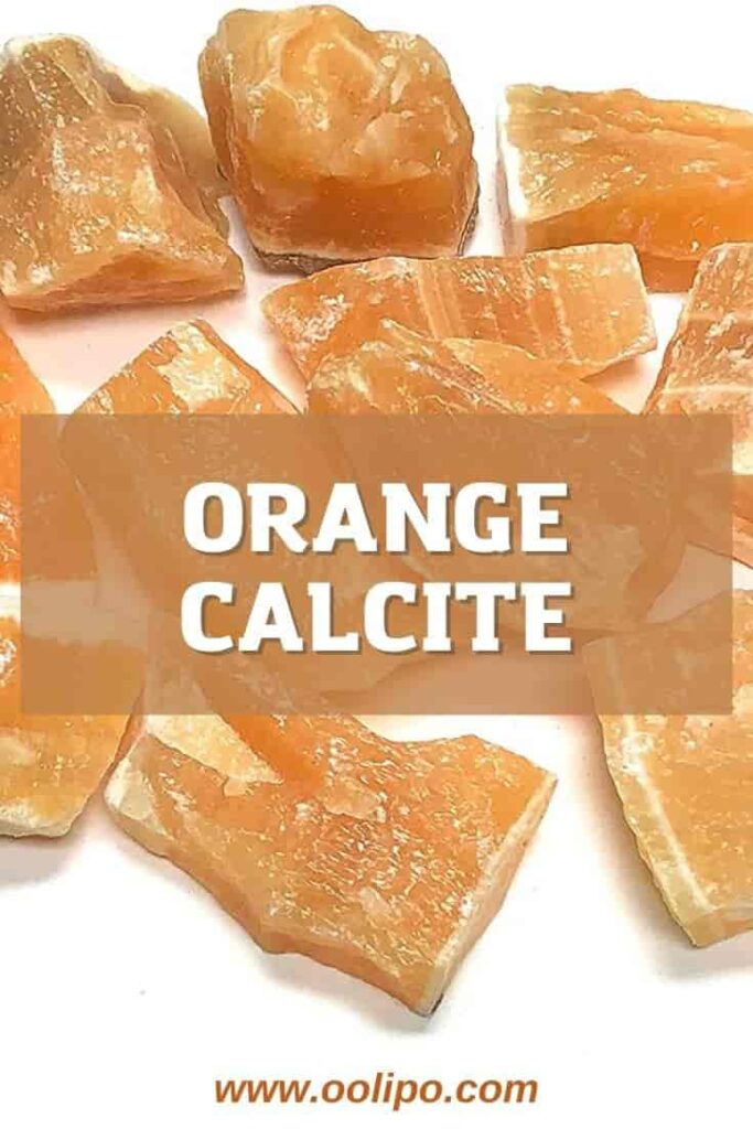 Orange Calcite Crystal